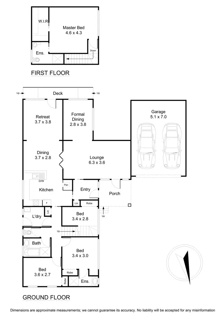 Floorplan of Homely house listing, 6 Chartwell Drive, Wantirna VIC 3152