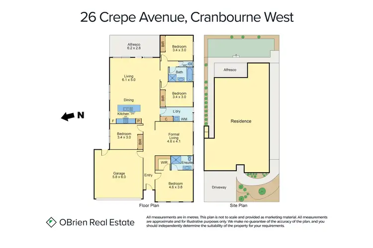 Floorplan of Homely house listing, 26 Crepe Avenue, Cranbourne West VIC 3977