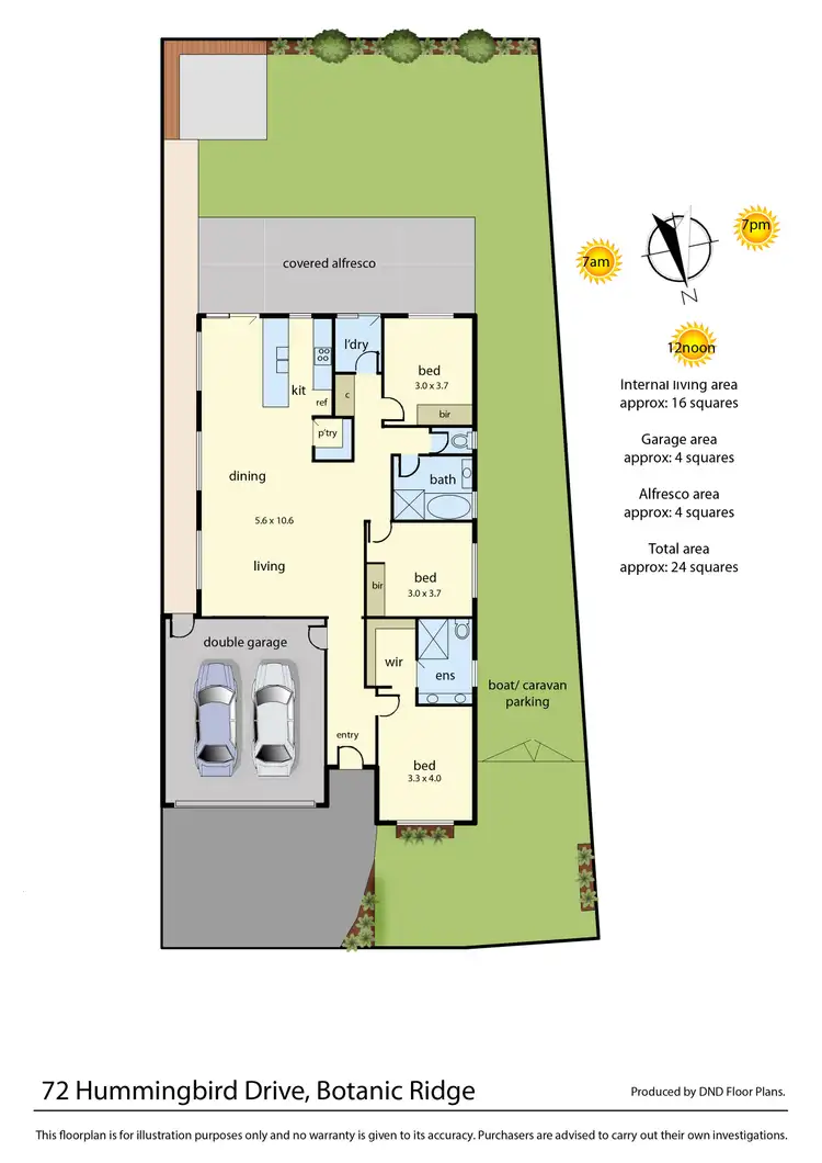 Floorplan of Homely house listing, 72 Hummingbird Drive, Botanic Ridge VIC 3977