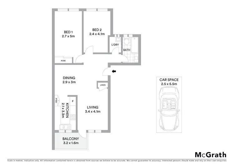 Floorplan of Homely apartment listing, 3/30 Loftus Street, Campsie NSW 2194
