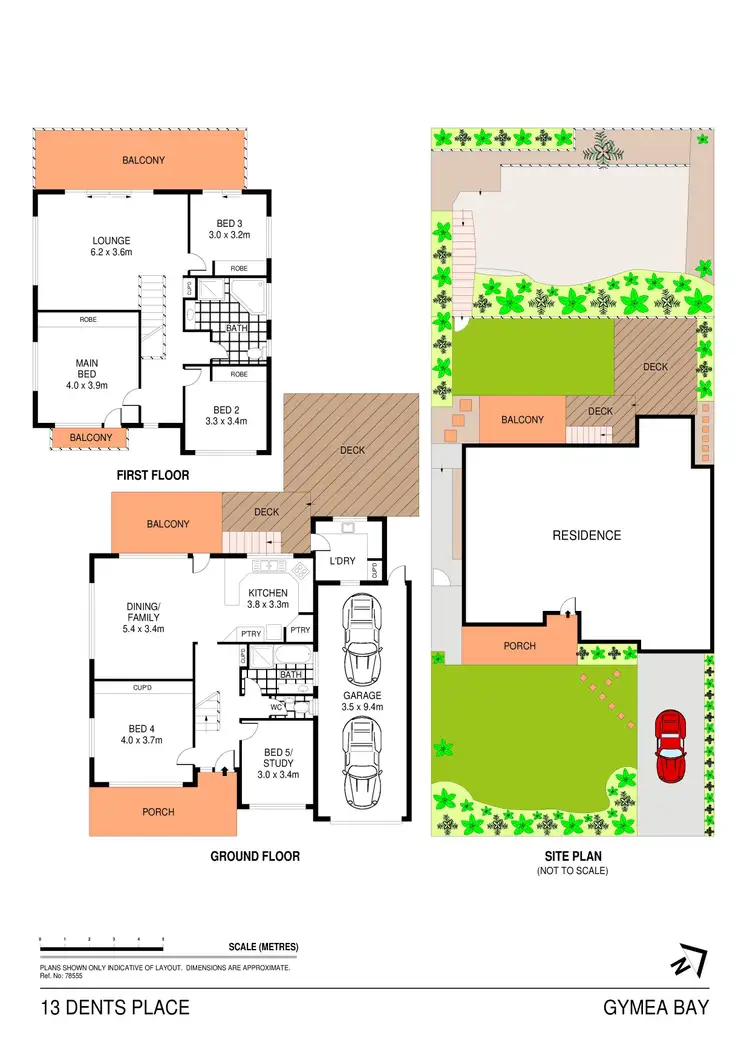 Floorplan of Homely house listing, 13 Dents Place, Gymea Bay NSW 2227