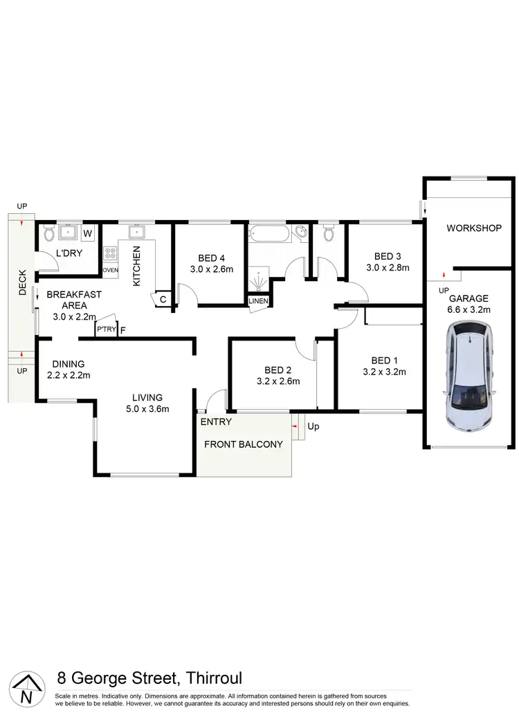 Floorplan of Homely house listing, 8 George Street, Thirroul NSW 2515