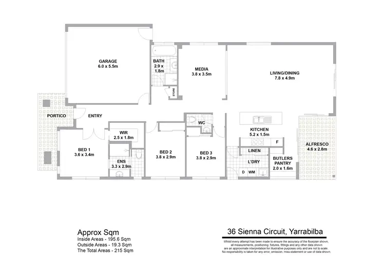 Floorplan of Homely house listing, 36 Sienna Circuit, Yarrabilba QLD 4207