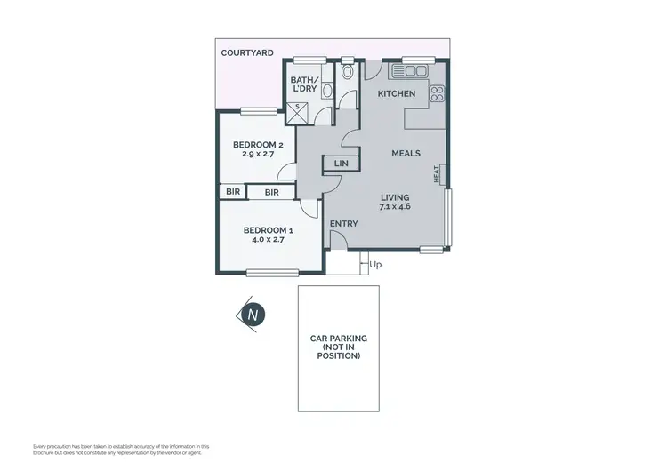 Floorplan of Homely unit listing, 5/5-7 Wagga Road, Reservoir VIC 3073