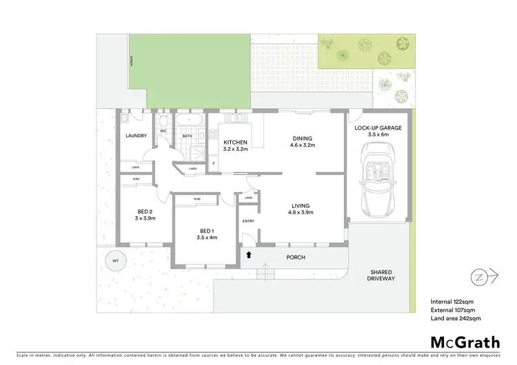 Floorplan of Homely unit listing, 2/87 Tahara Street, Hamlyn Heights VIC 3215