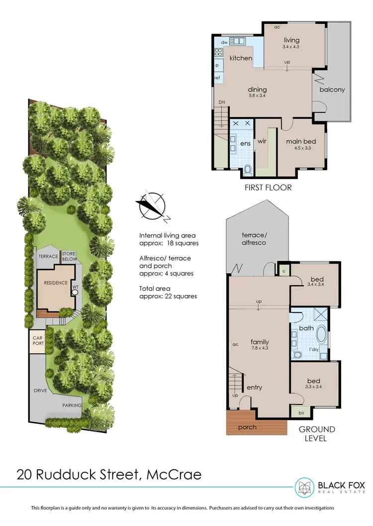 Floorplan of Homely house listing, 20 Rudduck Street, Mccrae VIC 3938