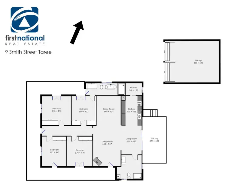Floorplan of Homely house listing, 9 Smith Street, Taree NSW 2430