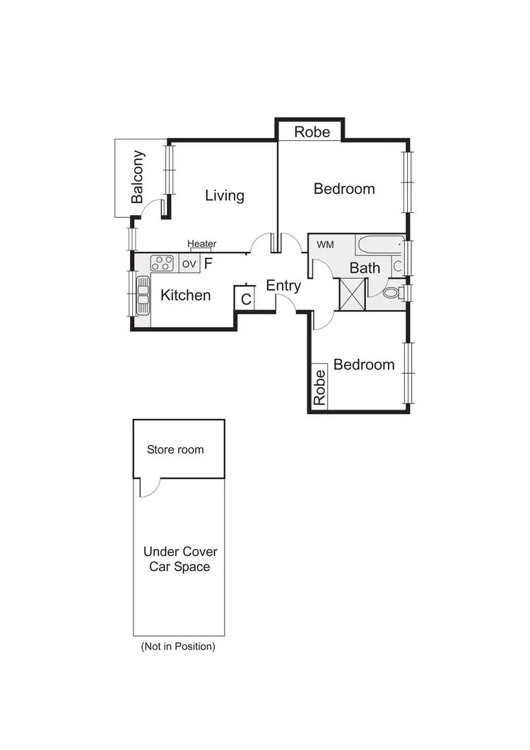 Floorplan of Homely apartment listing, 7/31 Selwyn Avenue, Elwood VIC 3184