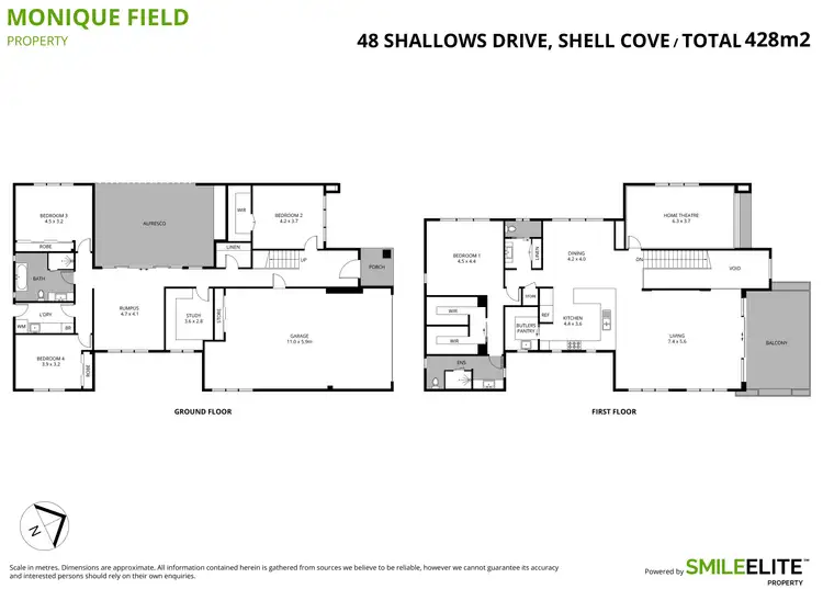Floorplan of Homely house listing, 48 Shallows Drive, Shell Cove NSW 2529
