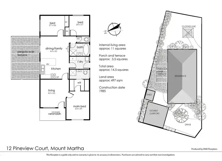 Floorplan of Homely house listing, 12 Pineview Court, Mount Martha VIC 3934