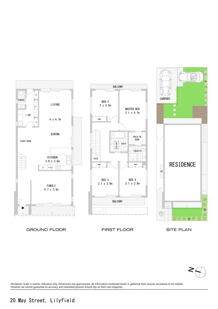 Floorplan of Homely house listing, 20 May Street, Lilyfield NSW 2040