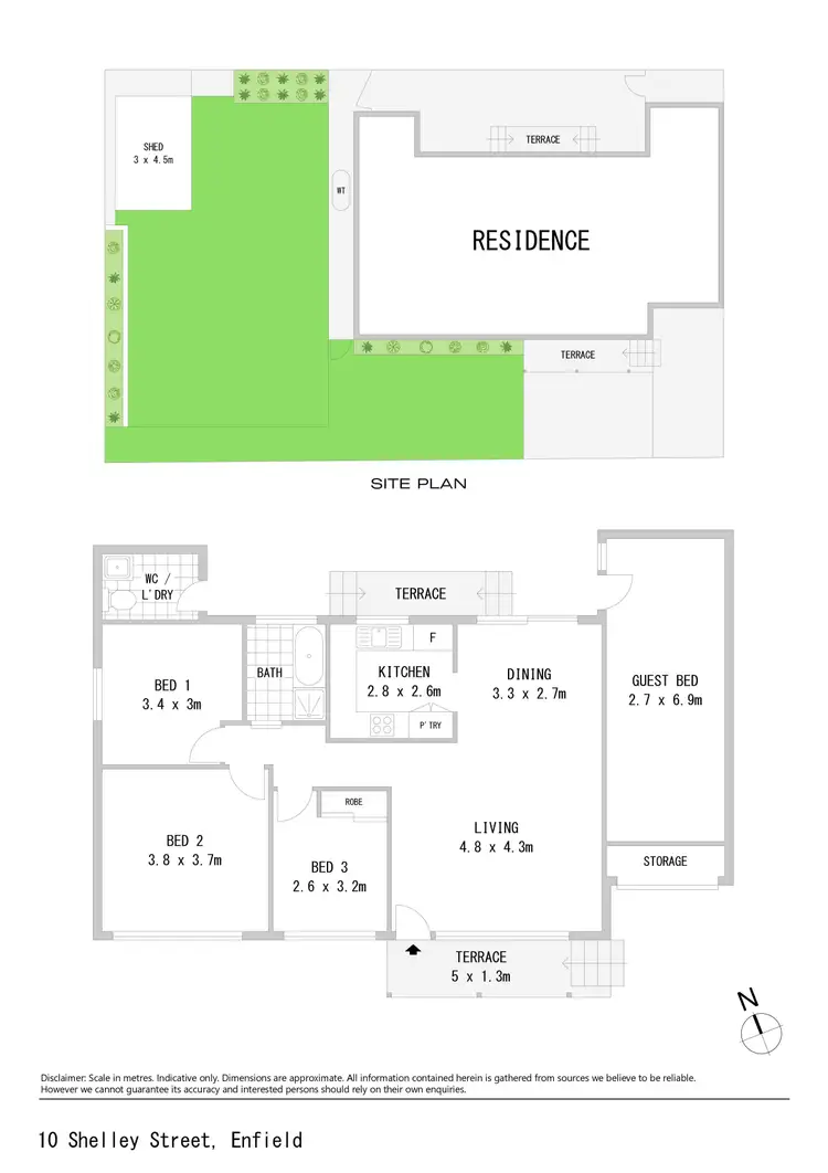 Floorplan of Homely house listing, 10 Shelley Street, Enfield NSW 2136