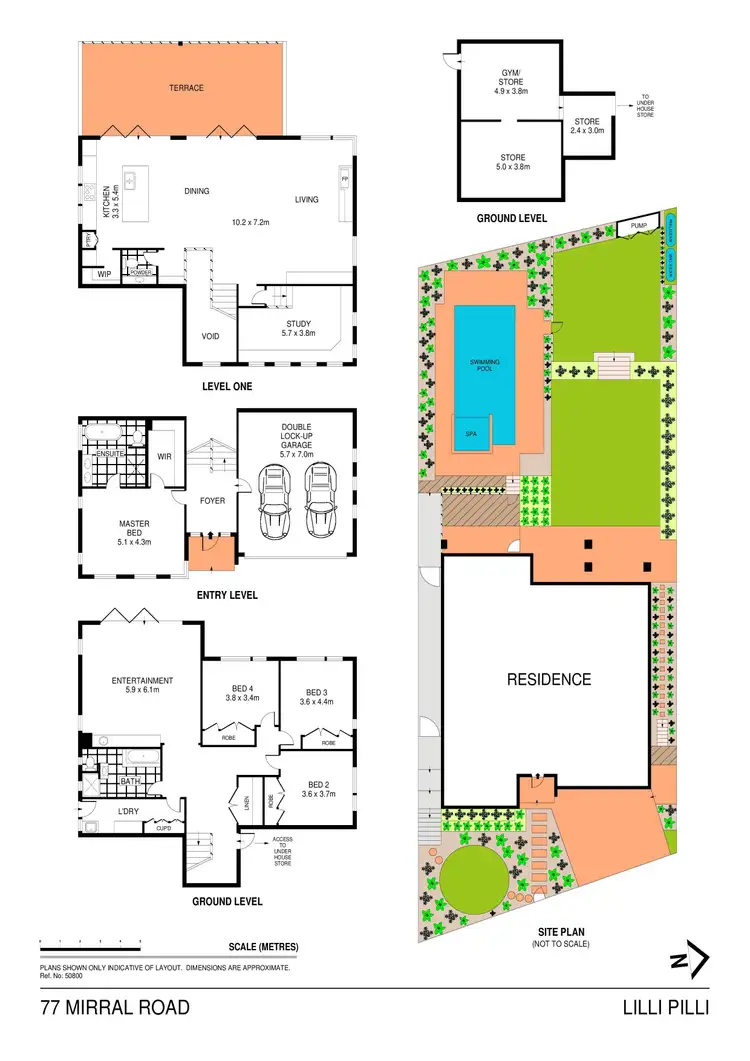 Floorplan of Homely house listing, 77 Mirral Road, Lilli Pilli NSW 2229