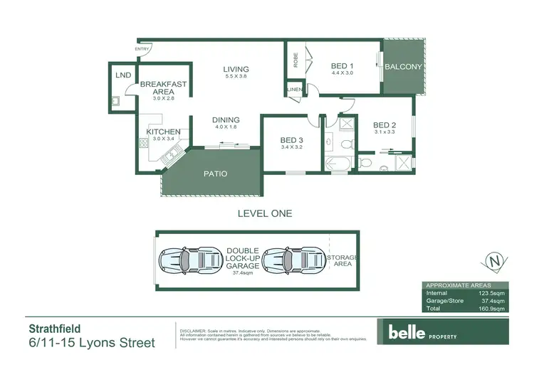 Floorplan of Homely apartment listing, 6/11-15 Lyons Street, Strathfield NSW 2135