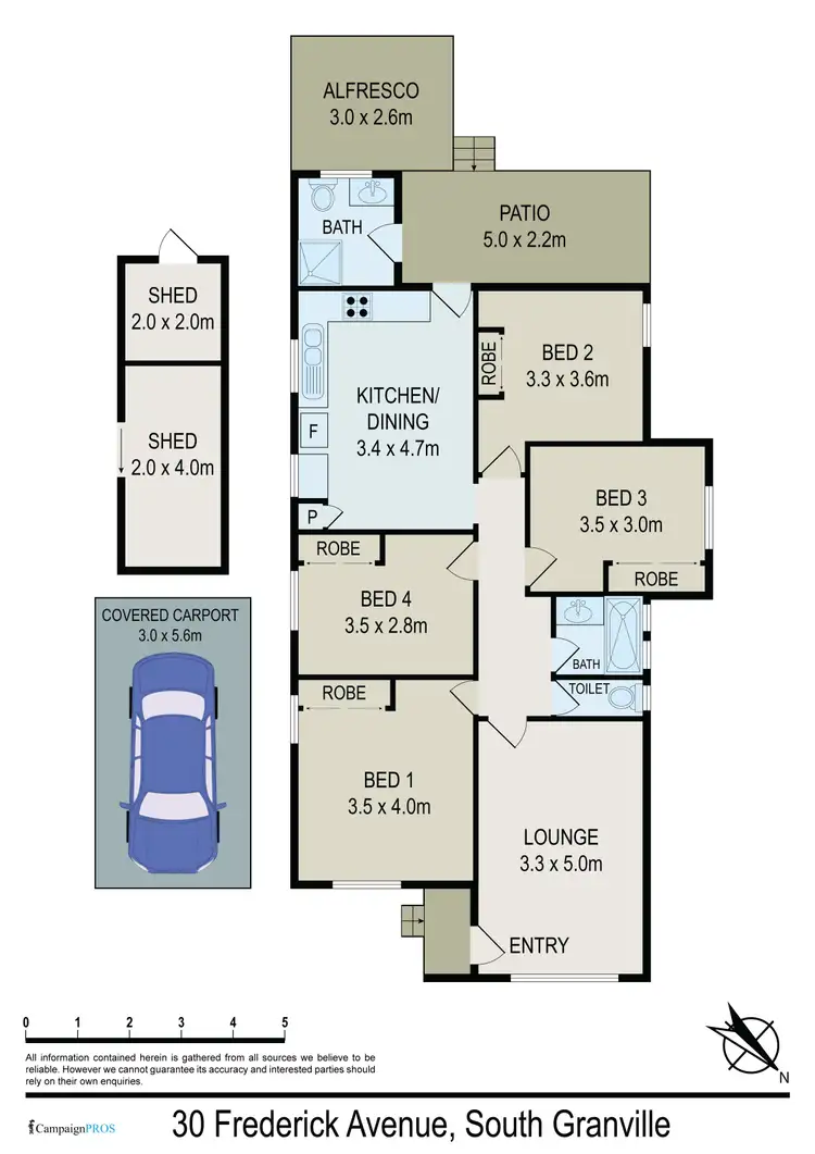 Floorplan of Homely house listing, 30 Frederick Avenue, Granville NSW 2142