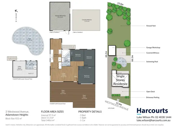 Floorplan of Homely house listing, 3 Westwood Avenue, Adamstown Heights NSW 2289