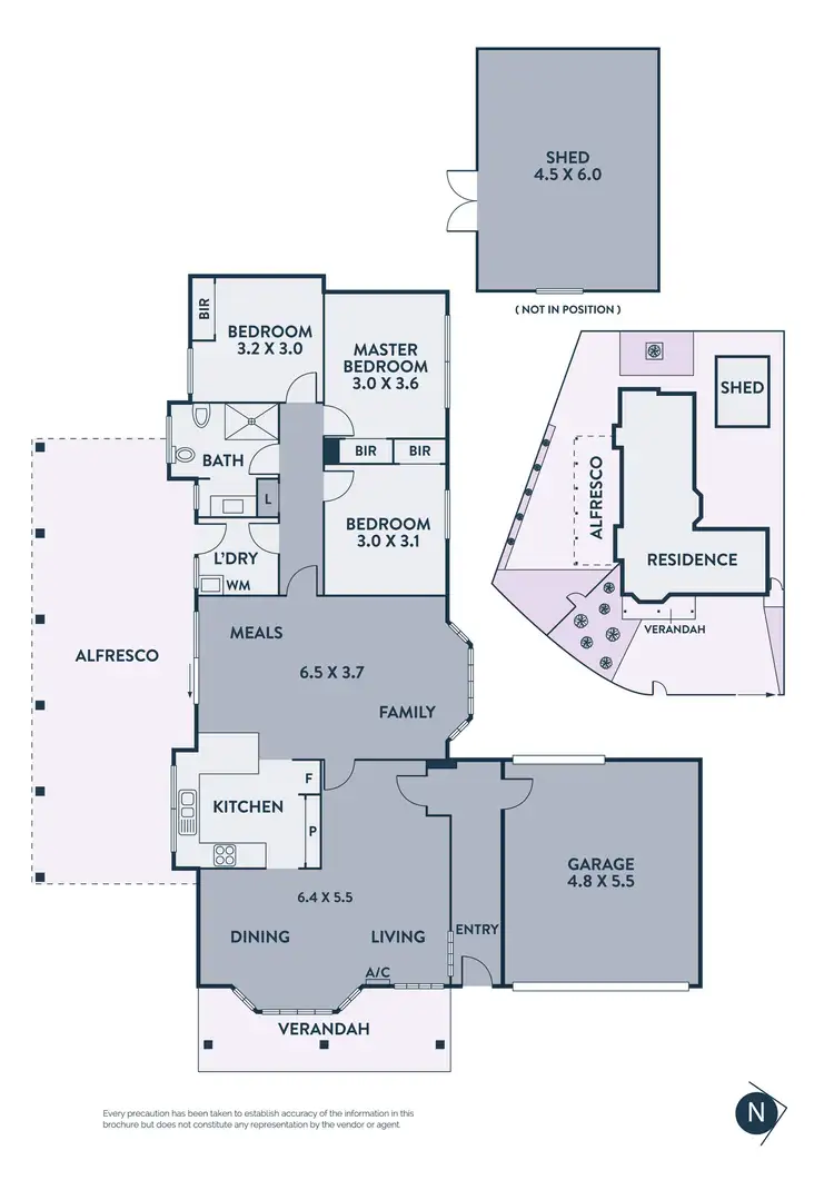 Floorplan of Homely house listing, 15 Athena Place, Epping VIC 3076