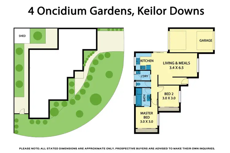 Floorplan of Homely unit listing, 4 Oncidium Gardens, Keilor Downs VIC 3038