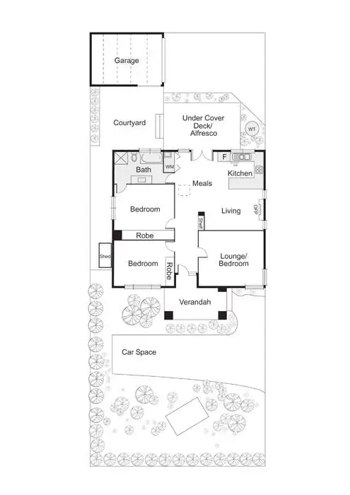 Floorplan of Homely house listing, 1/119 Wickham Road, Hampton East VIC 3188