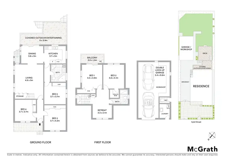Floorplan of Homely house listing, 6 Sybil Street, Beverley Park NSW 2217