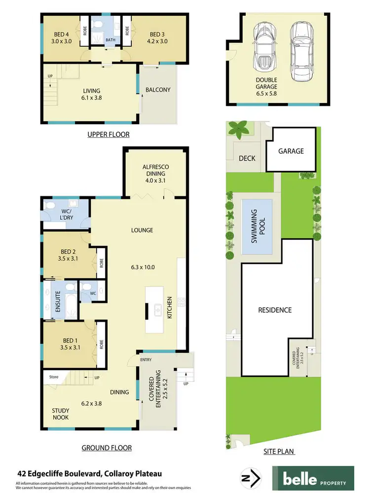 Floorplan of Homely house listing, 42 Edgecliffe Boulevard, Collaroy Plateau NSW 2097