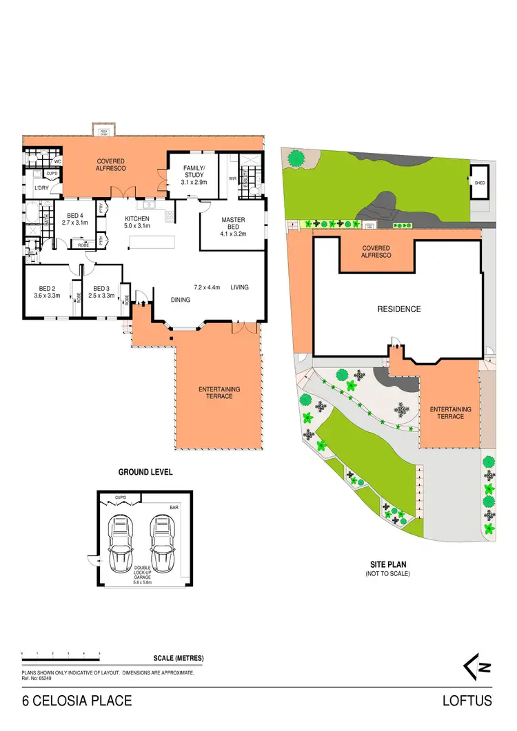 Floorplan of Homely house listing, 6 Celosia Place, Loftus NSW 2232