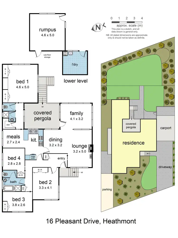 Floorplan of Homely house listing, 16 Pleasant Drive, Heathmont VIC 3135