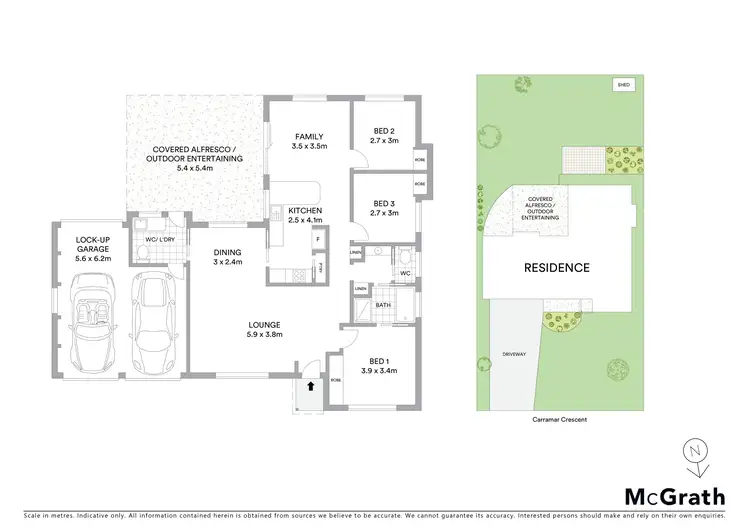 Floorplan of Homely house listing, 6 Carramar Crescent, Ulladulla NSW 2539