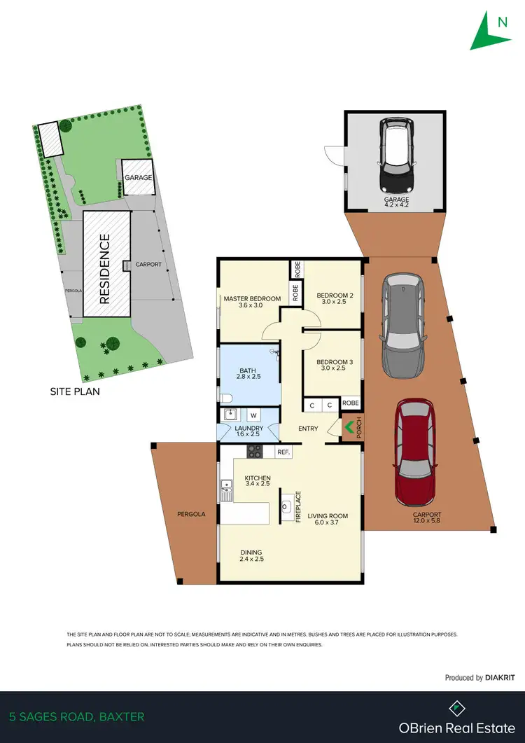 Floorplan of Homely house listing, 5 Sages Road, Baxter VIC 3911