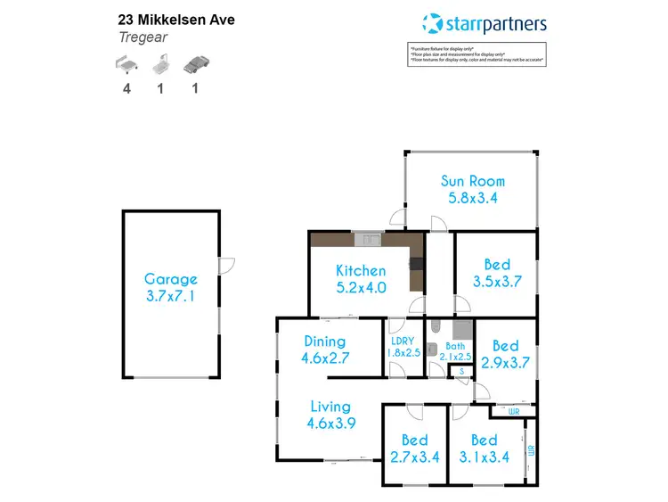 Floorplan of Homely house listing, 23 Mikkelsen Avenue, Tregear NSW 2770