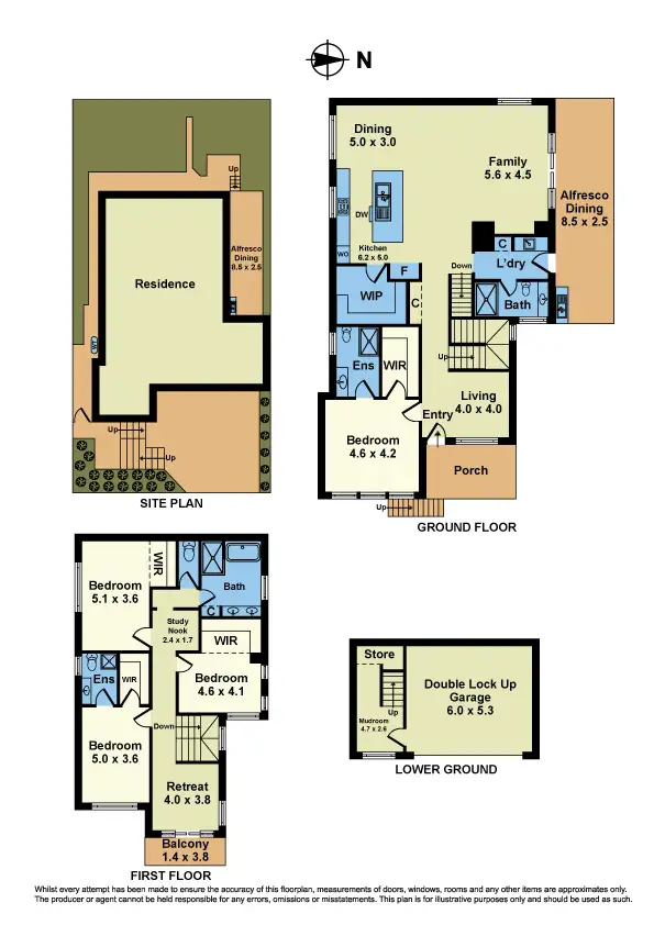 Floorplan of Homely house listing, 45 Rice Flower Road, Sunshine North VIC 3020