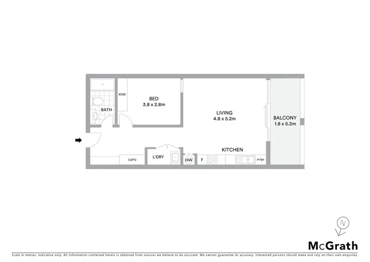 Floorplan of Homely apartment listing, 405/2A Montrose Place, Hawthorn East VIC 3123