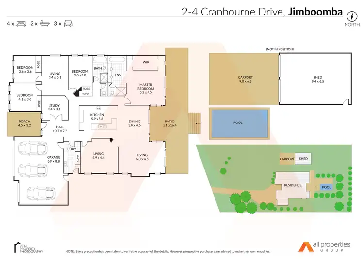 Floorplan of Homely house listing, 2-4 Cranbourne Drive, Jimboomba QLD 4280