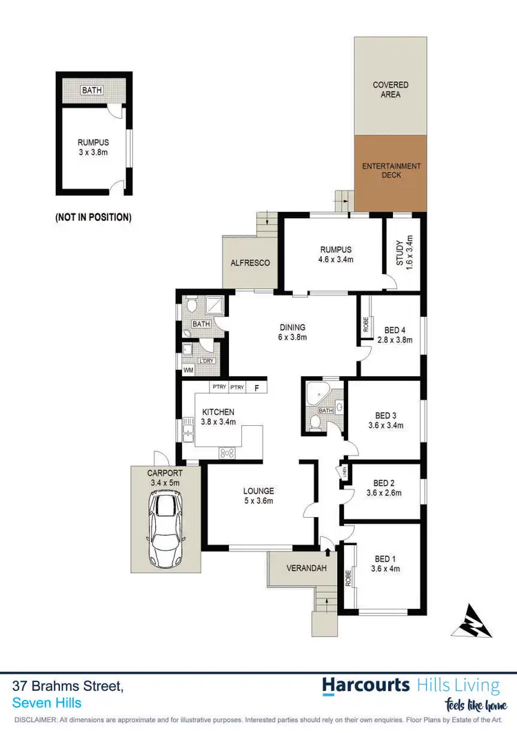 Floorplan of Homely house listing, 37 Brahms Street, Seven Hills NSW 2147