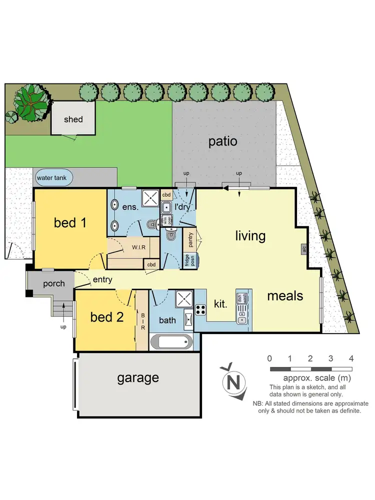 Floorplan of Homely unit listing, 2/8 Nola Court, Croydon VIC 3136