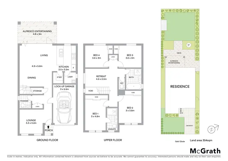 Floorplan of Homely house listing, 27 Gabi Glade, Kellyville Ridge NSW 2155