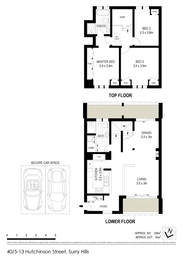 Floorplan of Homely apartment listing, 40/5-13 Hutchinson Street, Surry Hills NSW 2010