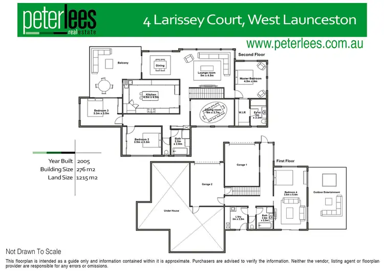 Floorplan of Homely house listing, 4 Larissey Court, West Launceston TAS 7250
