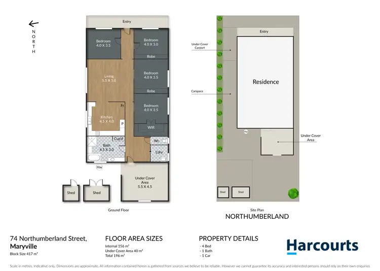 Floorplan of Homely house listing, 74 Northumberland Street, Maryville NSW 2293