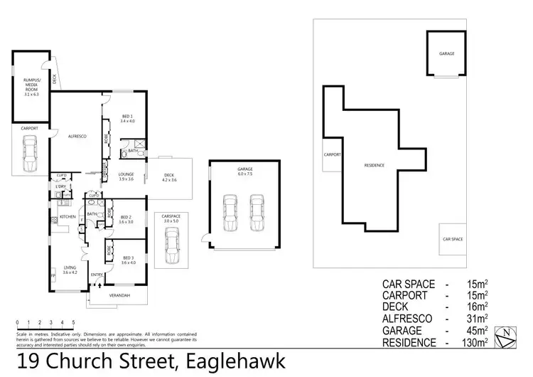Floorplan of Homely house listing, 19 Church Street, Eaglehawk VIC 3556
