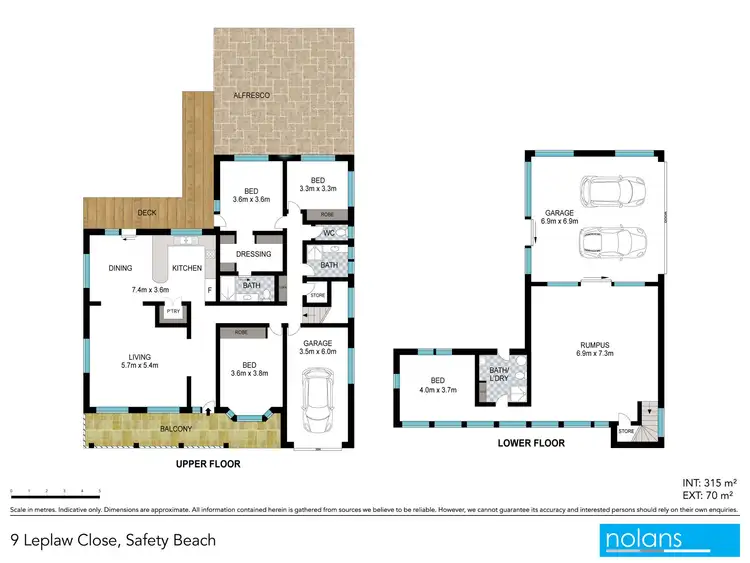 Floorplan of Homely house listing, 9 Leplaw Close, Safety Beach NSW 2456