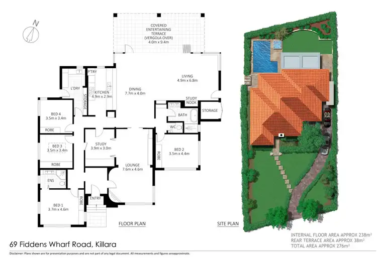 Floorplan of Homely house listing, 69 Fiddens Wharf Road, Killara NSW 2071