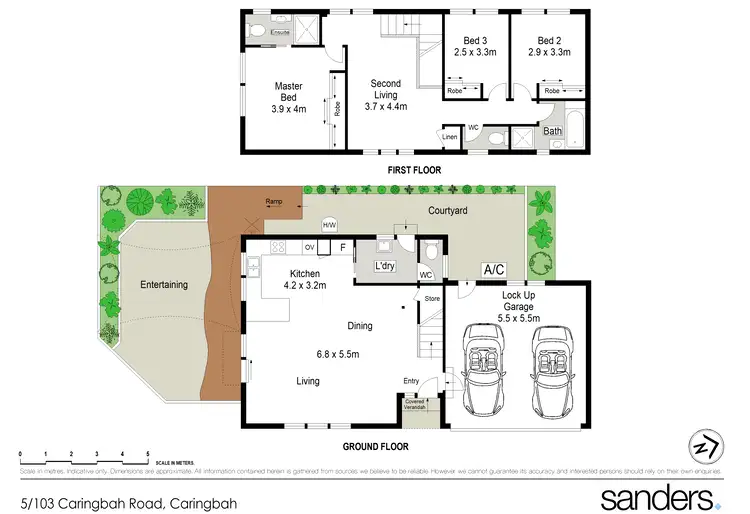 Floorplan of Homely townhouse listing, 5/103-105 Caringbah Road, Caringbah NSW 2229