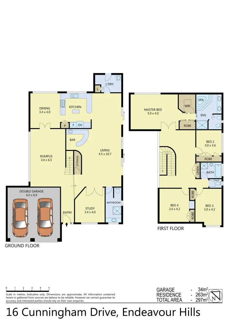 Floorplan of Homely house listing, 16 Cunningham Drive, Endeavour Hills VIC 3802