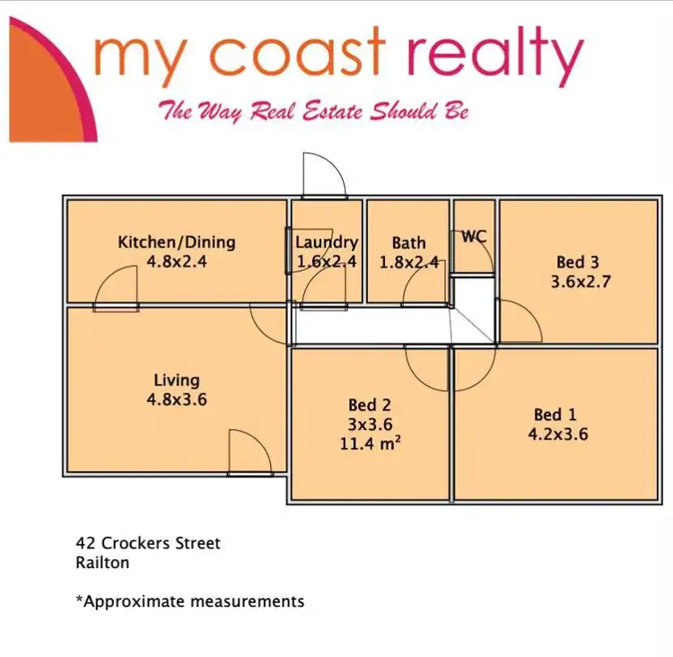 Floorplan of Homely house listing, 42 Crockers Street, Railton TAS 7305