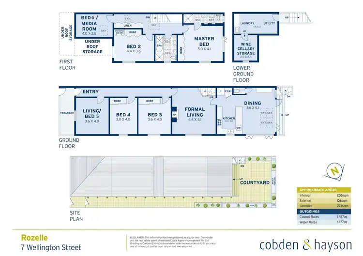 Floorplan of Homely house listing, 7 Wellington Street, Rozelle NSW 2039