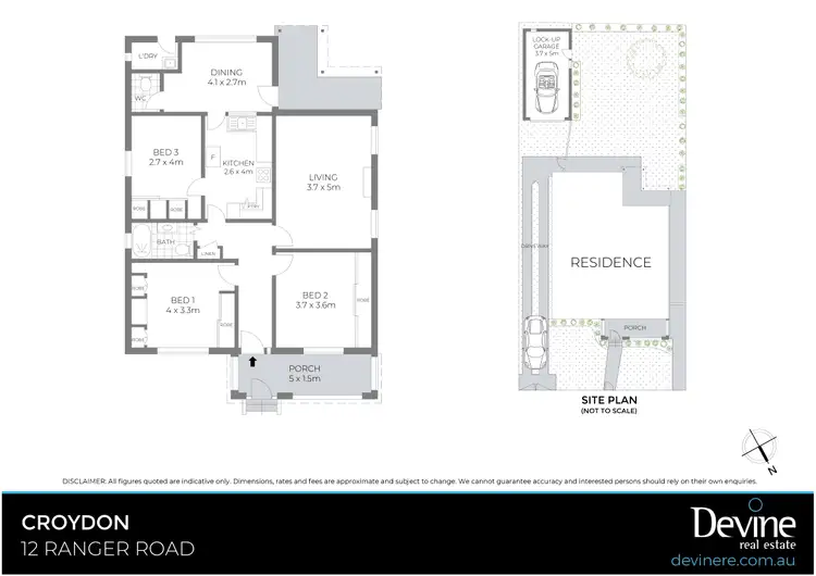 Floorplan of Homely house listing, 12 Ranger Road, Croydon NSW 2132