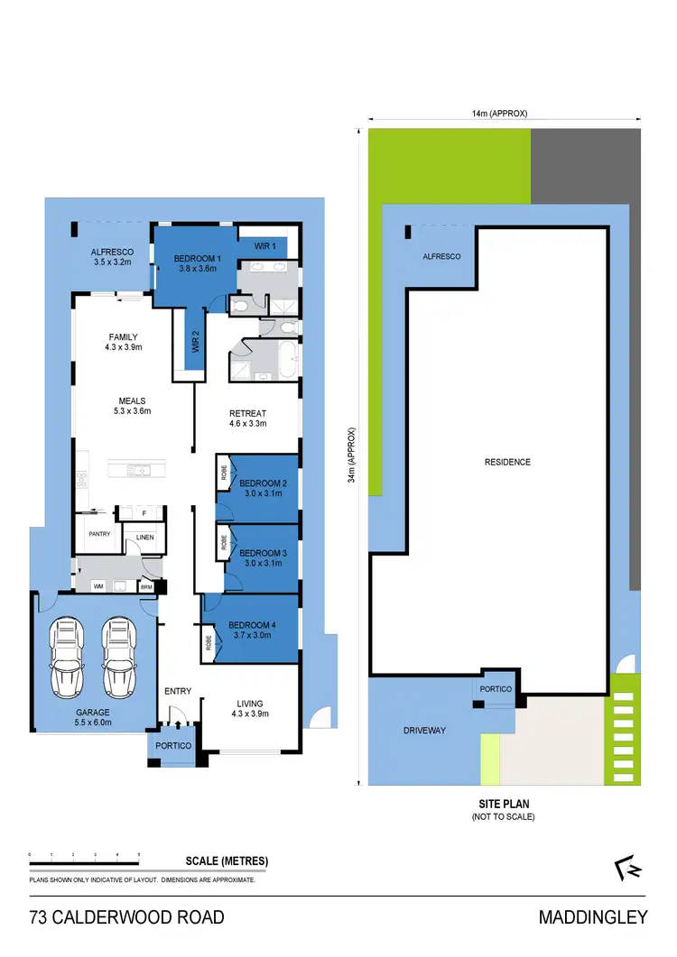 Floorplan of Homely house listing, 73 Calderwood Road, Maddingley VIC 3340