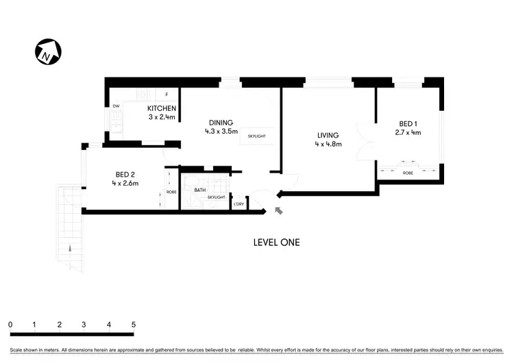 Floorplan of Homely apartment listing, 4/81 Kurraba Road, Neutral Bay NSW 2089