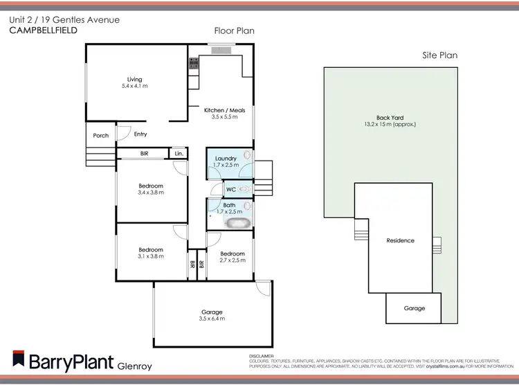 Floorplan of Homely unit listing, 2/19 Gentles Avenue, Campbellfield VIC 3061